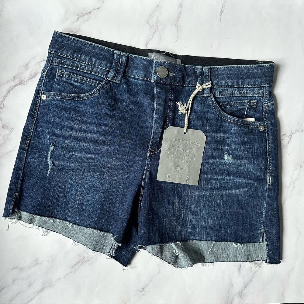 NWT Democracy US 8 Women's “Ab” Technology High Rise Denim Shorts